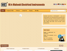 Tablet Screenshot of meinstrument.com